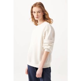 Mavi M1610198-70057 Kırık Beyaz Kadın Sweatshirt