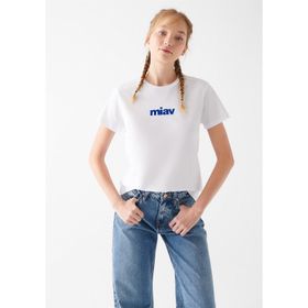 Mavi M1610622-620 Yuvarlak Yaka Normal Kalıp Kadın T-Shirt