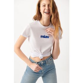 Mavi M1610622-620 Yuvarlak Yaka Normal Kalıp Kadın T-Shirt