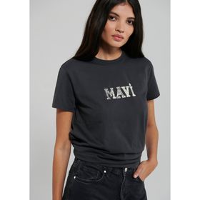 Mavi M1612232-34853 Gri Kadın T-shirt