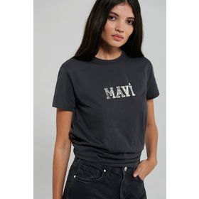 Mavi M1612232-34853 Gri Kadın T-shirt