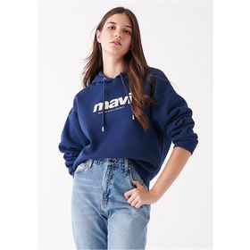 Mavi M168334-70488 Koyu Lacivert Kadın Sweatshirt