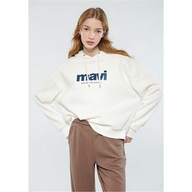 Mavi M168334-81964 Kırık Beyaz Kadın Sweatshirt