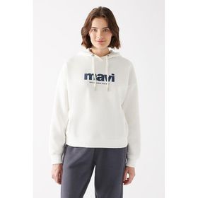 Mavi M168334-81964 Kırık Beyaz Kadın Sweatshirt