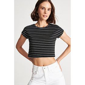 Mavi M168382-900 Bisiklet Yaka Normal Kalıp Kadın T-shirt