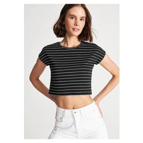 Mavi M168382-900 Bisiklet Yaka Normal Kalıp Kadın T-shirt