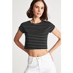 Mavi M168382-900 Bisiklet Yaka Normal Kalıp Kadın T-shirt