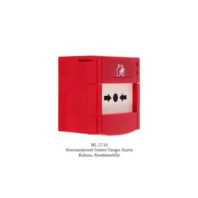 Mavigard ML-2710 Konvansiyonel Resetlenebilir Yangın Alarm Butonu