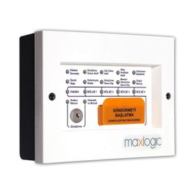 Mavili ML-3313 Maxlogic Söndürme Durum Anahtarlı ve Söndürmeyi Başlatma Butonlu Söndürme Durum Gösterge Ünitesi