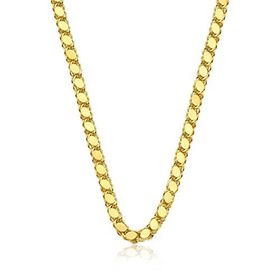 Mavio Gold Pullu Arpa Gümüş Zincir
