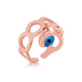 Mavio Gümüş Ayarlamalı Nazar Göz Bayan Yüzük