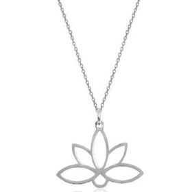 Mavio Gümüş Lotus Çiçeği Kolye