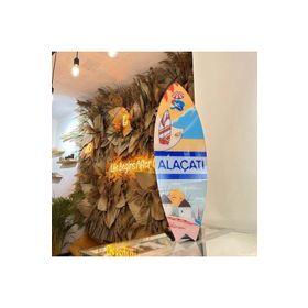 Mavion Alaçatı Renkli 75x25 cm Dekoratif Sörf Tahtası