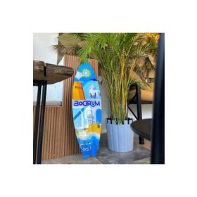 Mavion Bodrum Renkli 150x50 cm Dekoratif Sörf Tahtası
