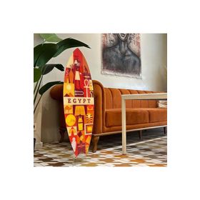 Mavion Egypt Renkli 75x25 cm Dekoratif Sörf Tahtası