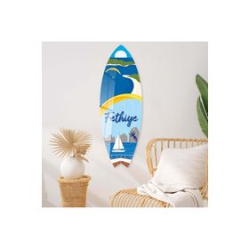 Mavion Fethiye Renkli 100x33 cm Dekoratif Sörf Tahtası