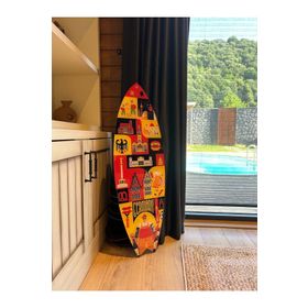 Mavion Germany Renkli 100x33 cm Dekoratif Sörf Tahtası