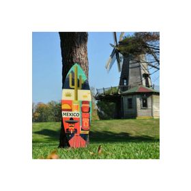 Mavion Mexico Renkli 100x33 cm Dekoratif Sörf Tahtası