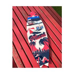 Mavion Miami Renkli 100x33 cm Dekoratif Sörf Tahtası
