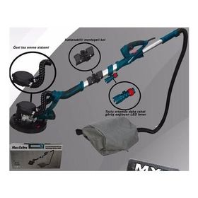 Max Extra MXP3150 Alçıpan Duvar Zımpara Makinası