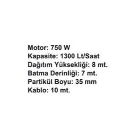 Max Extra QSB-JH-750 B Dalgıç Pompası