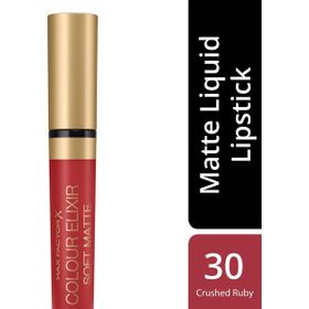 Max Factor 030 Crushed Ruby Colour Elixir Soft Matte Liquid Lipstick