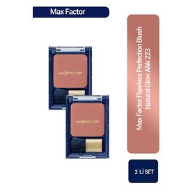 Max Factor 2 Adet 223 Flawless Perfection Blush Natural Glow Allık