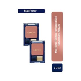 Max Factor 2 Adet 223 Flawless Perfection Blush Natural Glow Allık