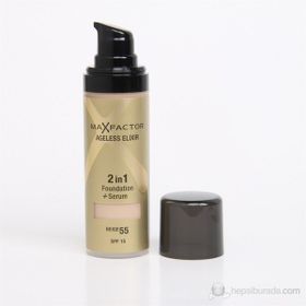 Max Factor Ageless Elixir 2 in 1 55 Beige Serum Fondöten