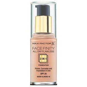 Max Factor Facefinity 3'ü 1 Arada No.45 Warm Almond Fondöten