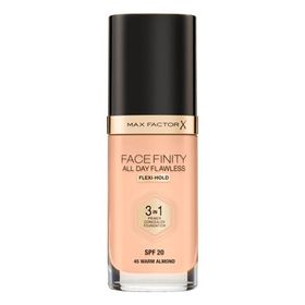 Max Factor Facefinity 3'ü 1 Arada No.45 Warm Almond Fondöten