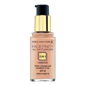 Max Factor Facefinity 3'ü 1 Arada No.45 Warm Almond Fondöten