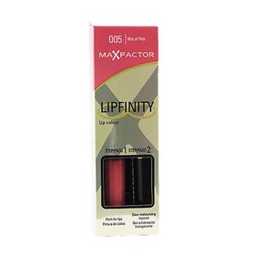 Max Factor Lipfinity Nude Lipstick 05 Hint Of Pink Ruj