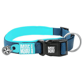 Max & Molly Smart ID Matrix Medium Sky Blue Boyun Tasması