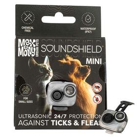 Max & Molly Soundshield Mini Ultrasonik Pire ve Kene Kovucu Siyah Tasma
