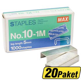 MAX No 10 Beyaz 20'li Zımba Teli