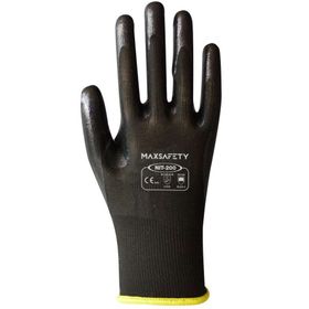 Max Safety NIT-200-8 No:8 Nitril Polyester Eldiven