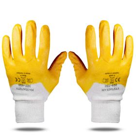 Max Safety NIT-400 Nitril Kaplama Sanayi İş Usta Eldiveni