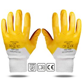 Max Safety NIT-400 Nitril Kaplama Sanayi İş Usta Eldiveni