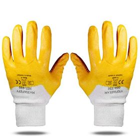 Max Safety NIT-400 Nitril Kaplama Sanayi İş Usta Eldiveni