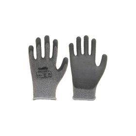 Max Safety PU-FLEX5-8 No:8 Siyah Gri PU Kaplı Kesilmeye Dirençli İş Eldiveni