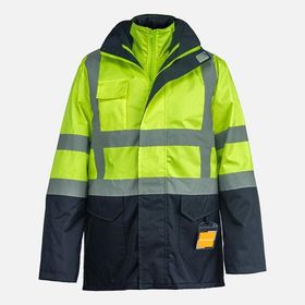 Max Safety WP100-XL Sarı Lacivert XL Oxford Parka