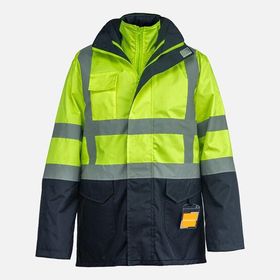 Max Safety WP100-XXL Sarı Lacivert XXL Oxford Parka