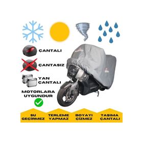 MaxDurable Altai Carrier 125 Arka Çanta Uyumlu Su Geçirmez Motosiklet Brandası