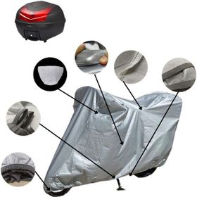 MaxDurable Aprilia Caponord 1000 ETV ABS Arka Çanta Uyumlu Su Geçirmez Motosiklet Brandası