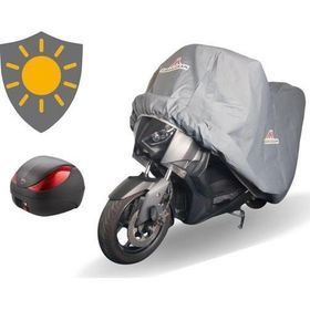 MaxDurable Asya Efsane Eco 100 Arka Çantalı 120 gr Gri Sıvamalı Su Geçirmez Motor Brandası