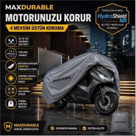 MaxDurable Harley Davidson Superlow 1200T Gri Çantası Su Geçirmez Motor Brandası