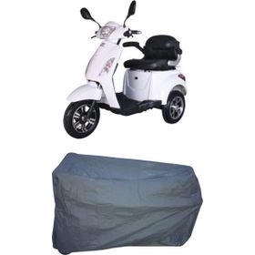 MaxDurable Kuba Estima 3 Tekerlekli Elektrikli 1 Kişilik Motor Brandası Su Geçirmez Motosiklet Örtüsü
