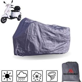 MaxDurable Kuba Estima 3 Tekerlekli Elektrikli 1 Kişilik Motor Brandası Su Geçirmez Motosiklet Örtüsü
