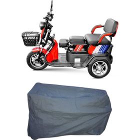 MaxDurable Kuba Viper Sport 3 Tekerlekli Elektrikli 1 Kişilik Motor Brandası Su Geçirmez Motosiklet Örtüsü